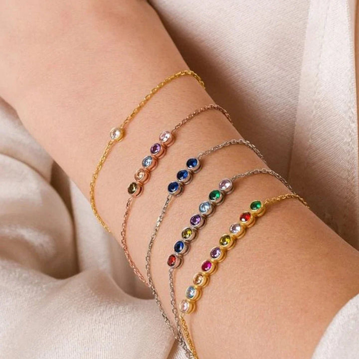 BowLift | Dainty Birthstone Chain Bracelet