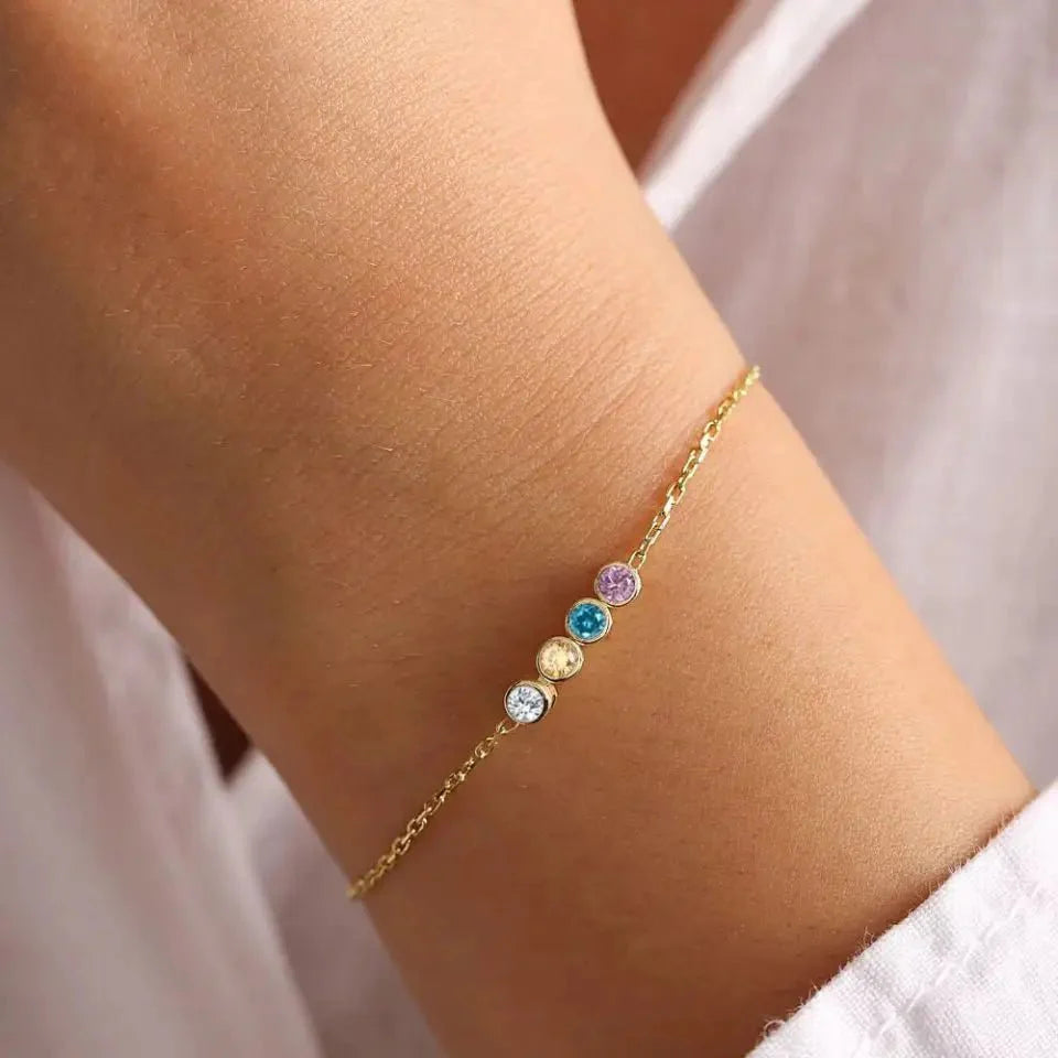 BowLift | Dainty Birthstone Chain Bracelet