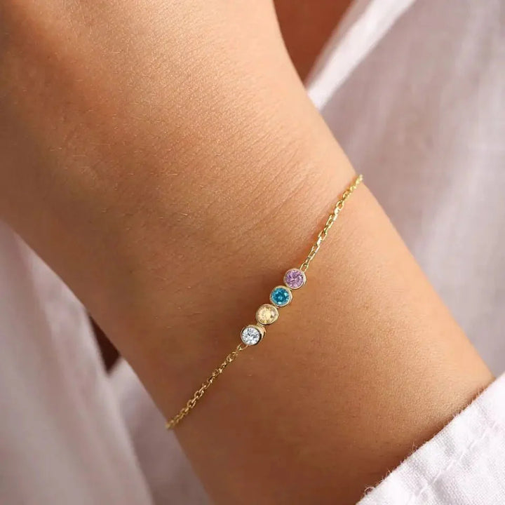 BowLift | Dainty Birthstone Chain Bracelet