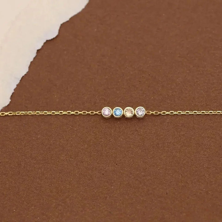 BowLift | Dainty Birthstone Chain Bracelet