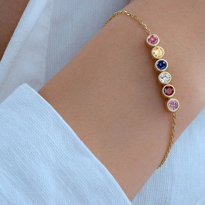 BowLift | Dainty Birthstone Chain Bracelet