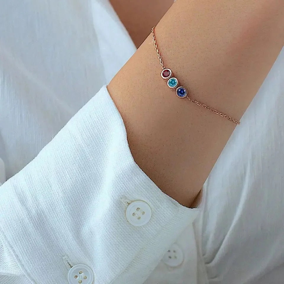 BowLift | Dainty Birthstone Chain Bracelet