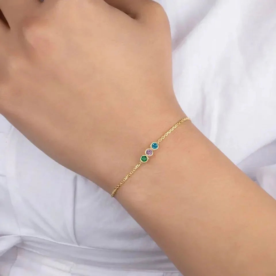 BowLift | Dainty Birthstone Chain Bracelet