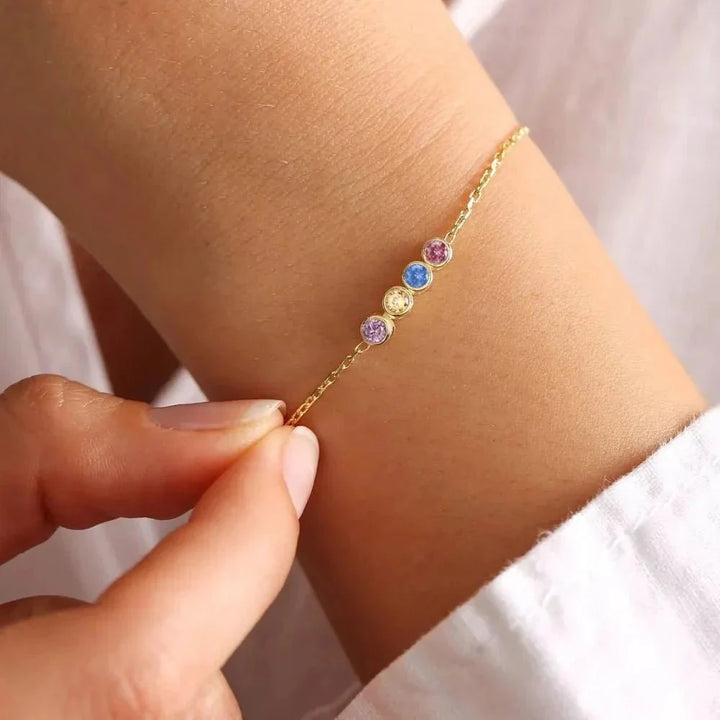 BowLift | Dainty Birthstone Chain Bracelet