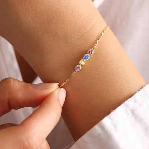 BowLift | Dainty Birthstone Chain Bracelet