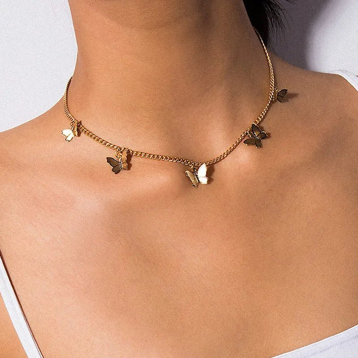 BowLift | Dainty Butterfly Choker Necklace