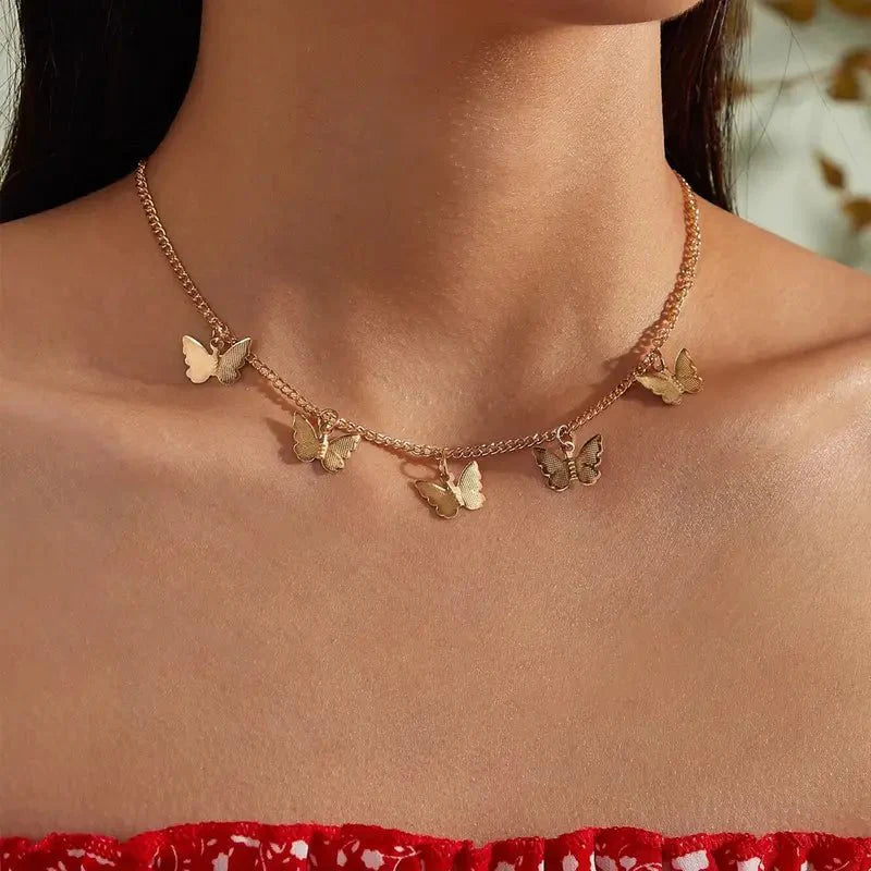 BowLift | Dainty Butterfly Choker Necklace