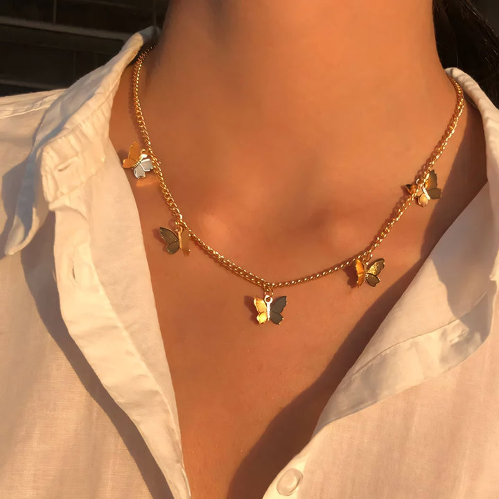 BowLift | Dainty Butterfly Choker Necklace