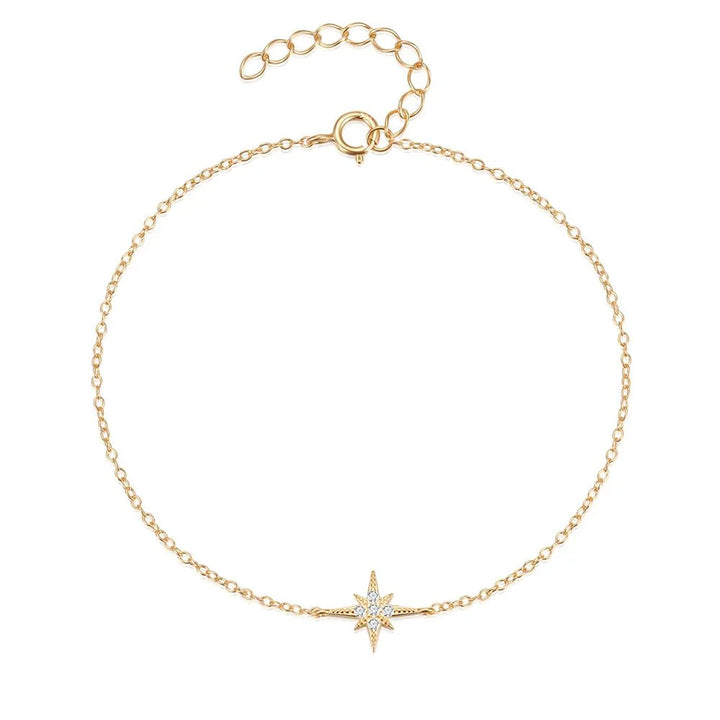 BowLift | Dainty Chain North Star Bracelet
