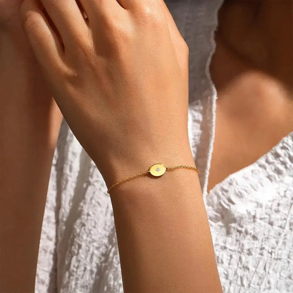 BowLift | Dainty Chain North Star Bracelet