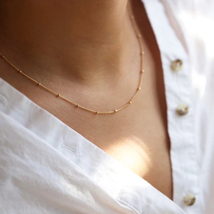 BowLift | Dainty Classic Satellite Chain Necklace