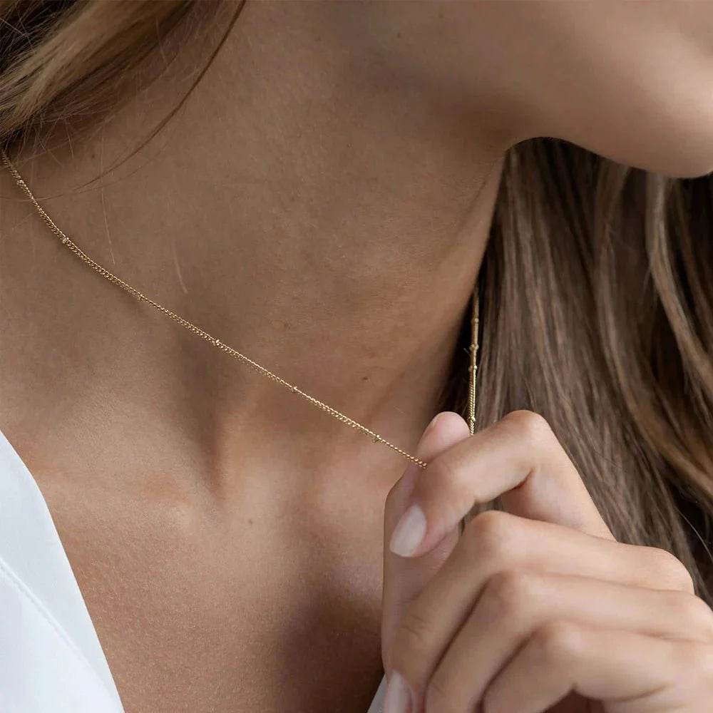 BowLift | Dainty Classic Satellite Chain Necklace