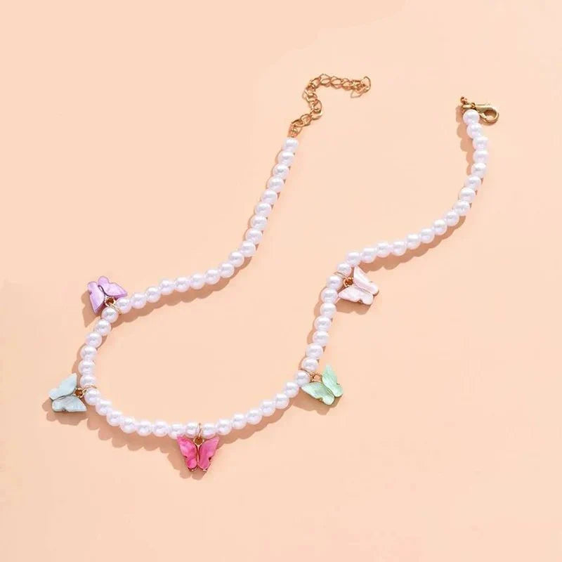 BowLift | Dainty Colorful Butterfly Choker Necklace