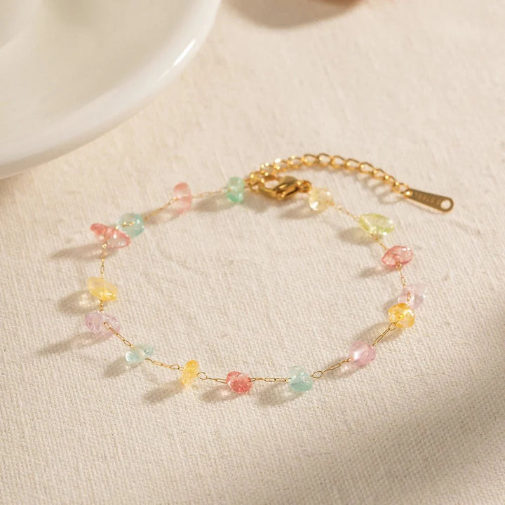 BowLift | Dainty Crystal Bracelet and Necklace Set