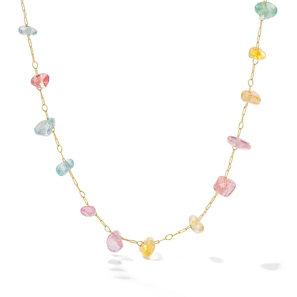 BowLift | Dainty Crystal Bracelet and Necklace Set