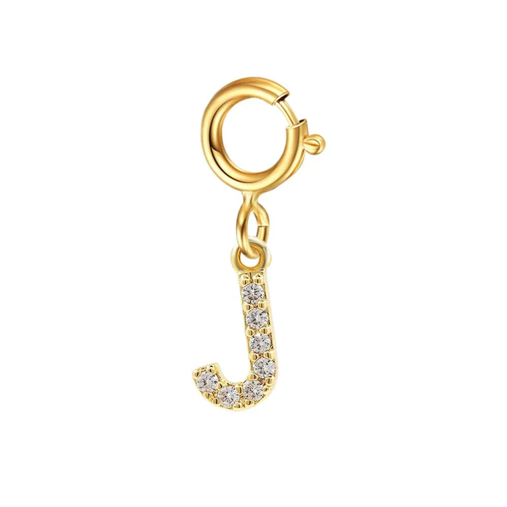 BowLift | Dainty Cuban Figaro Chain Letter Initial Bracelet
