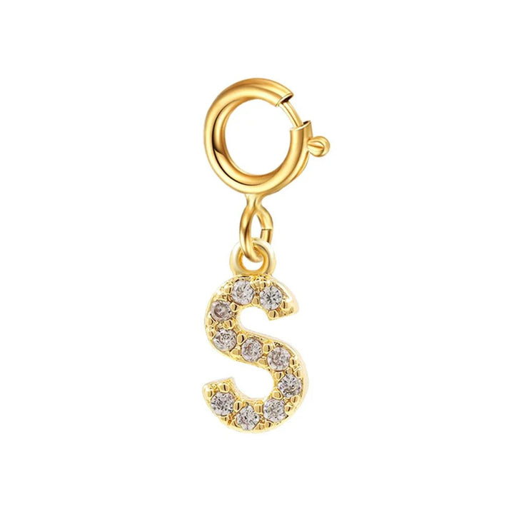 BowLift | Dainty Cuban Figaro Chain Letter Initial Bracelet