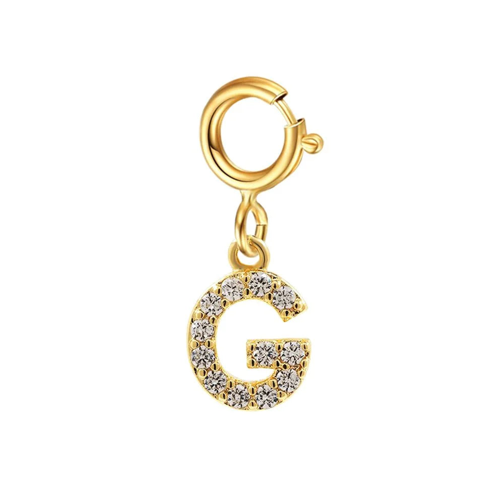 BowLift | Dainty Cuban Figaro Chain Letter Initial Bracelet