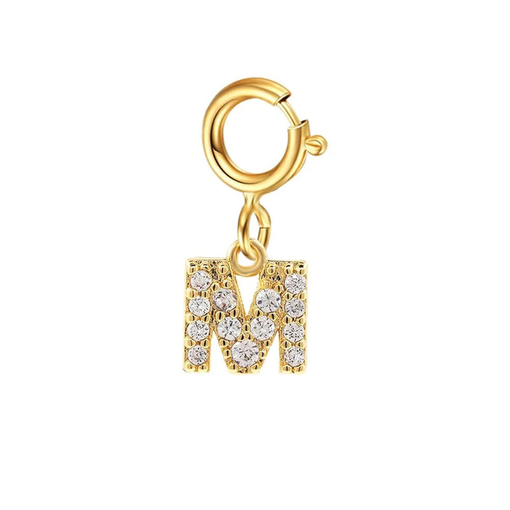BowLift | Dainty Cuban Figaro Chain Letter Initial Bracelet