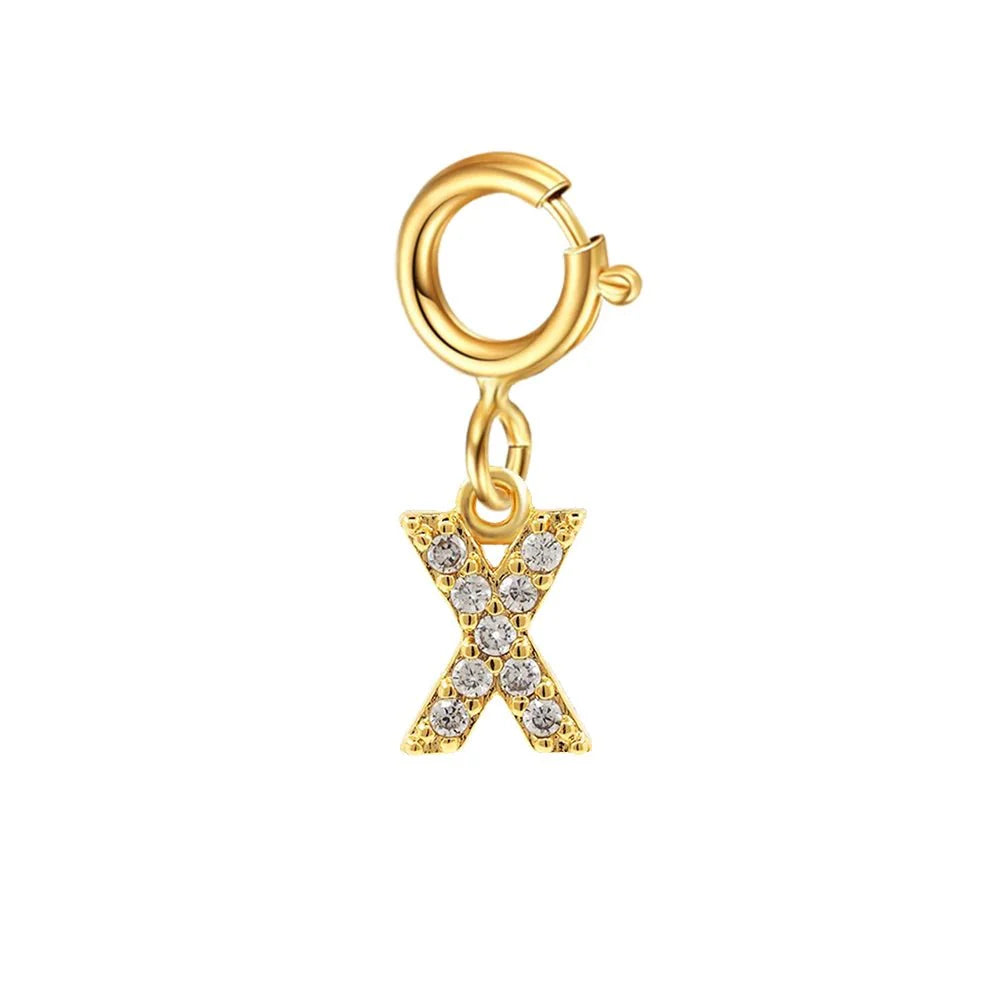 BowLift | Dainty Cuban Figaro Chain Letter Initial Bracelet