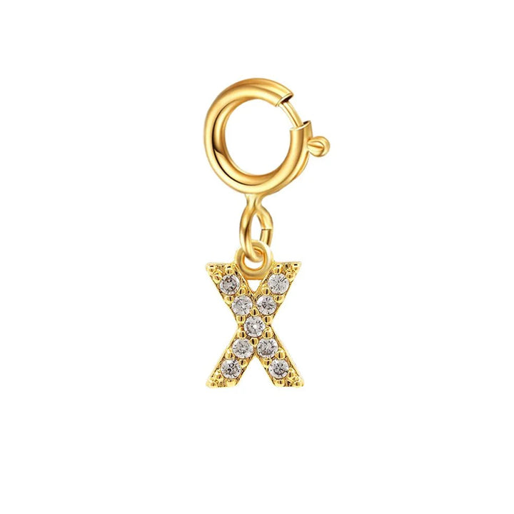 BowLift | Dainty Cuban Figaro Chain Letter Initial Bracelet