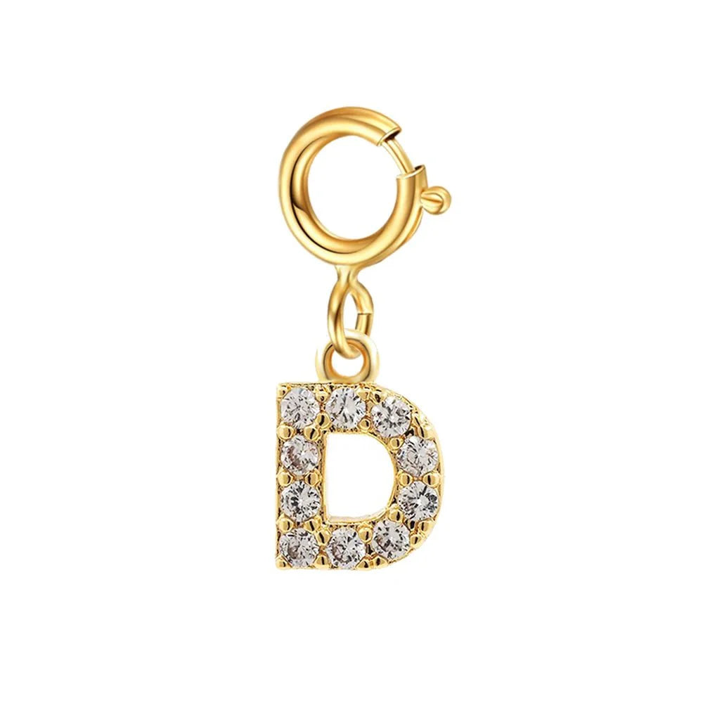BowLift | Dainty Cuban Figaro Chain Letter Initial Bracelet