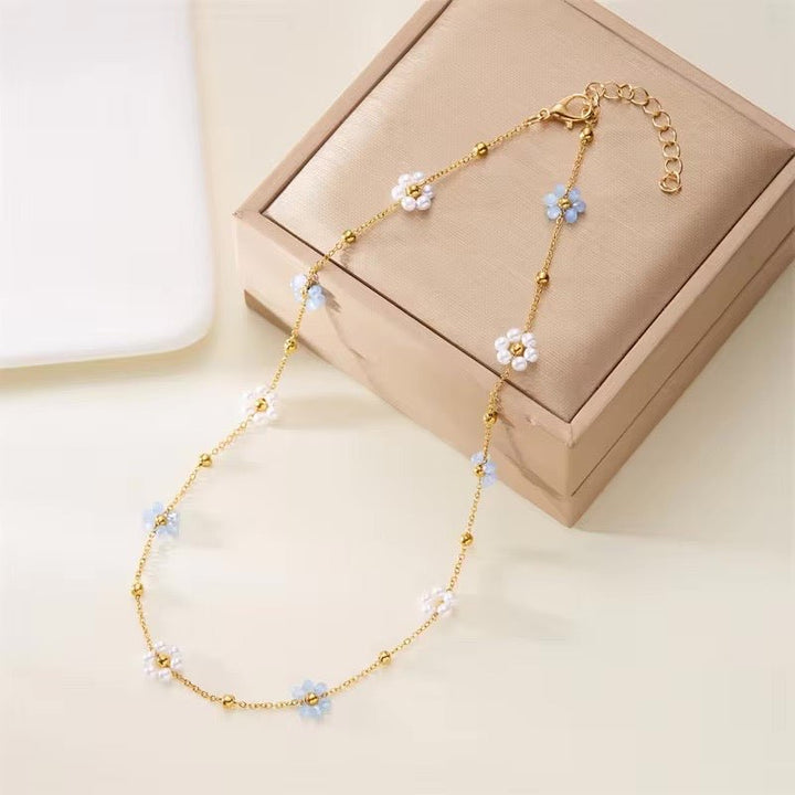 BowLift | Dainty Daisy Necklace & Bracelets