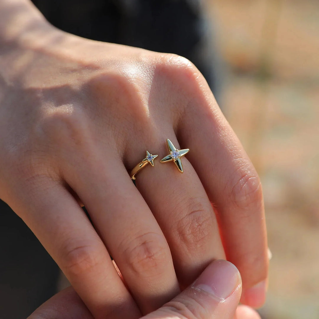 BowLift | Dainty Diamond Adjustable Ring Stacks