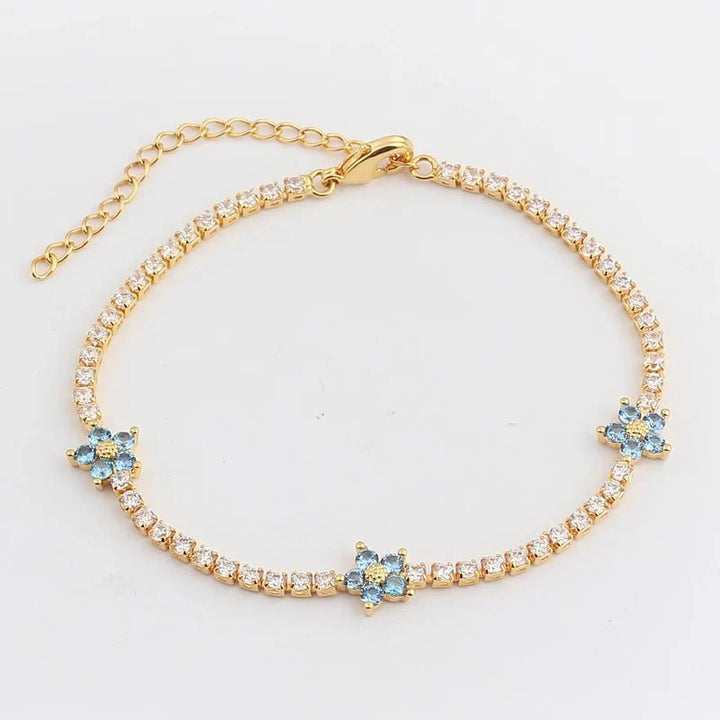 BowLift | Dainty Diamond Floral Bracelets and Earrings