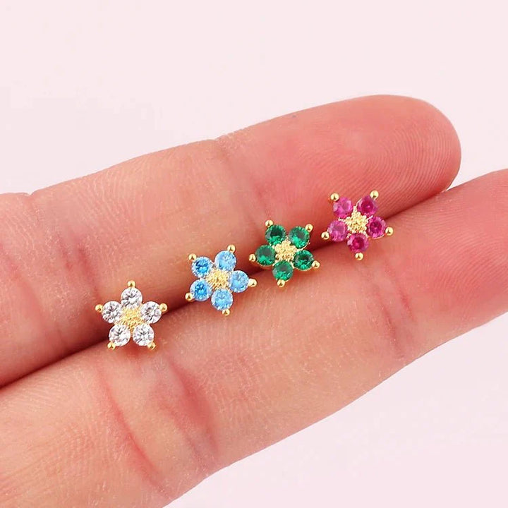 BowLift | Dainty Diamond Floral Bracelets and Earrings