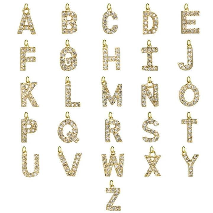 BowLift | Dainty Diamond Letter Initial Lariat Necklace