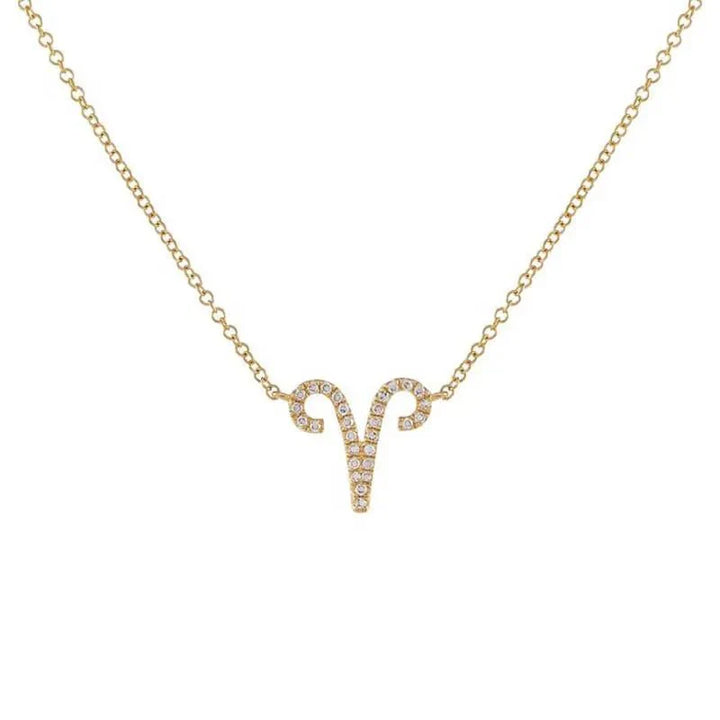 BowLift | Dainty Diamond Zodiac Sign Necklace