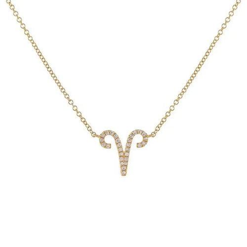 BowLift | Dainty Diamond Zodiac Sign Necklace