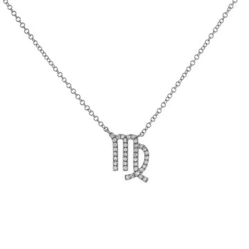 BowLift | Dainty Diamond Zodiac Sign Necklace