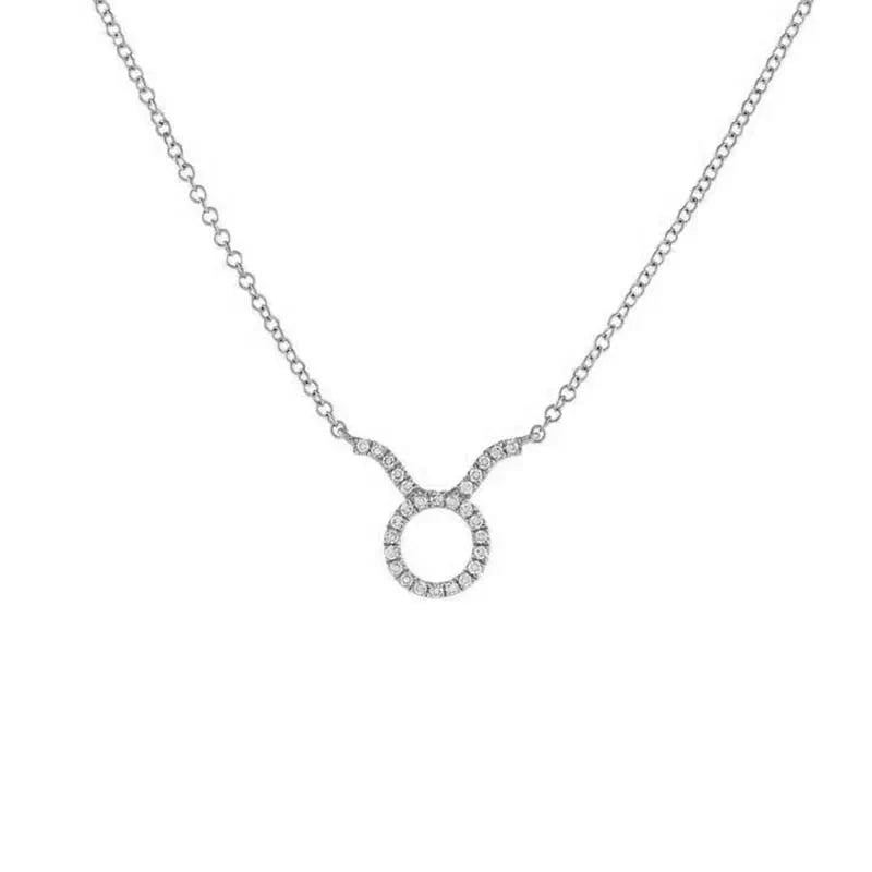BowLift | Dainty Diamond Zodiac Sign Necklace