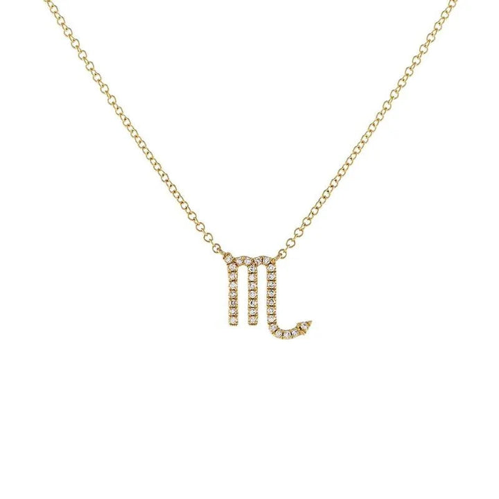BowLift | Dainty Diamond Zodiac Sign Necklace