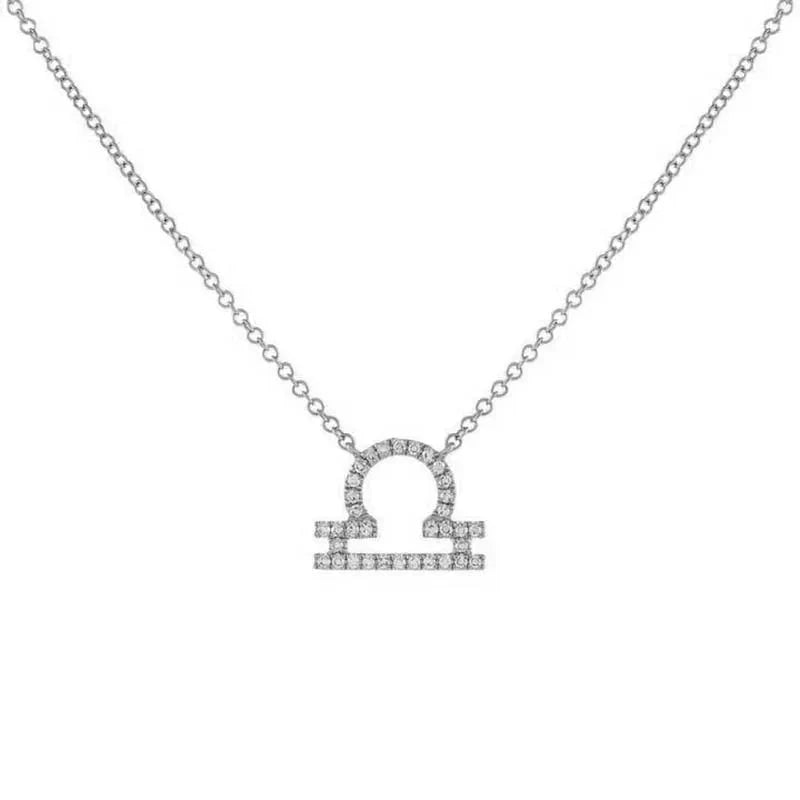 BowLift | Dainty Diamond Zodiac Sign Necklace
