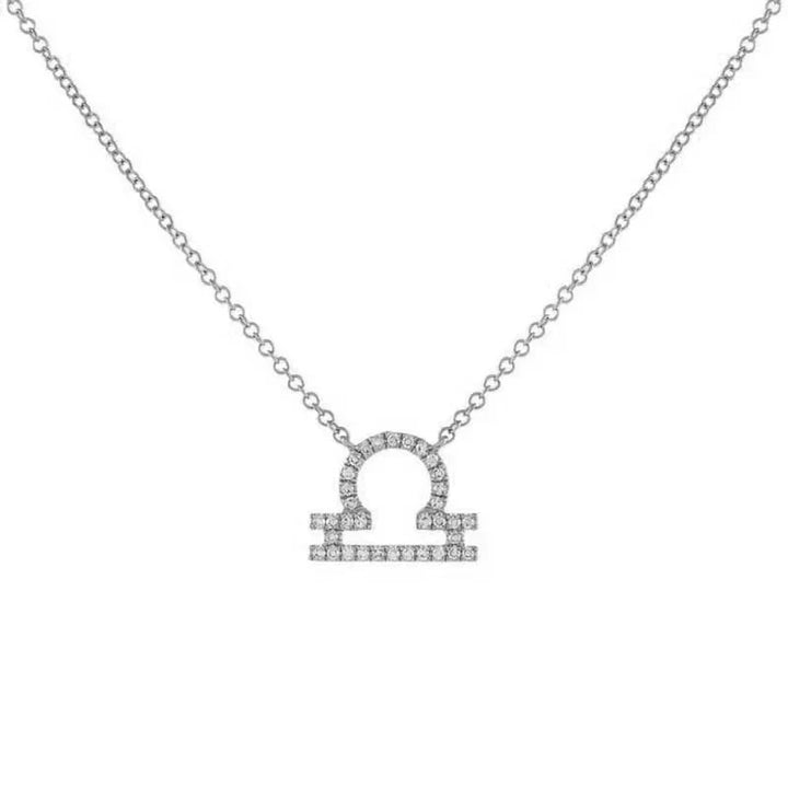 BowLift | Dainty Diamond Zodiac Sign Necklace