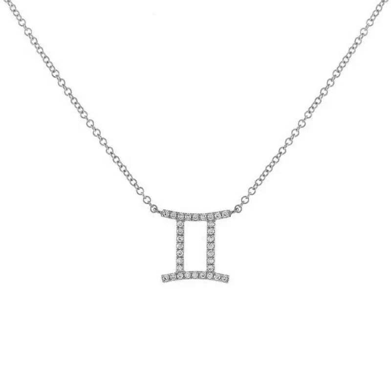 BowLift | Dainty Diamond Zodiac Sign Necklace