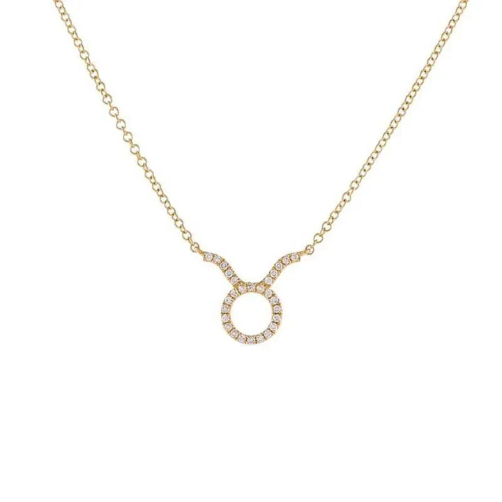 BowLift | Dainty Diamond Zodiac Sign Necklace