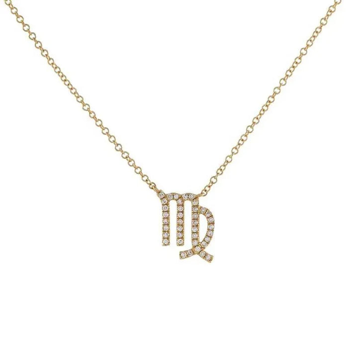 BowLift | Dainty Diamond Zodiac Sign Necklace