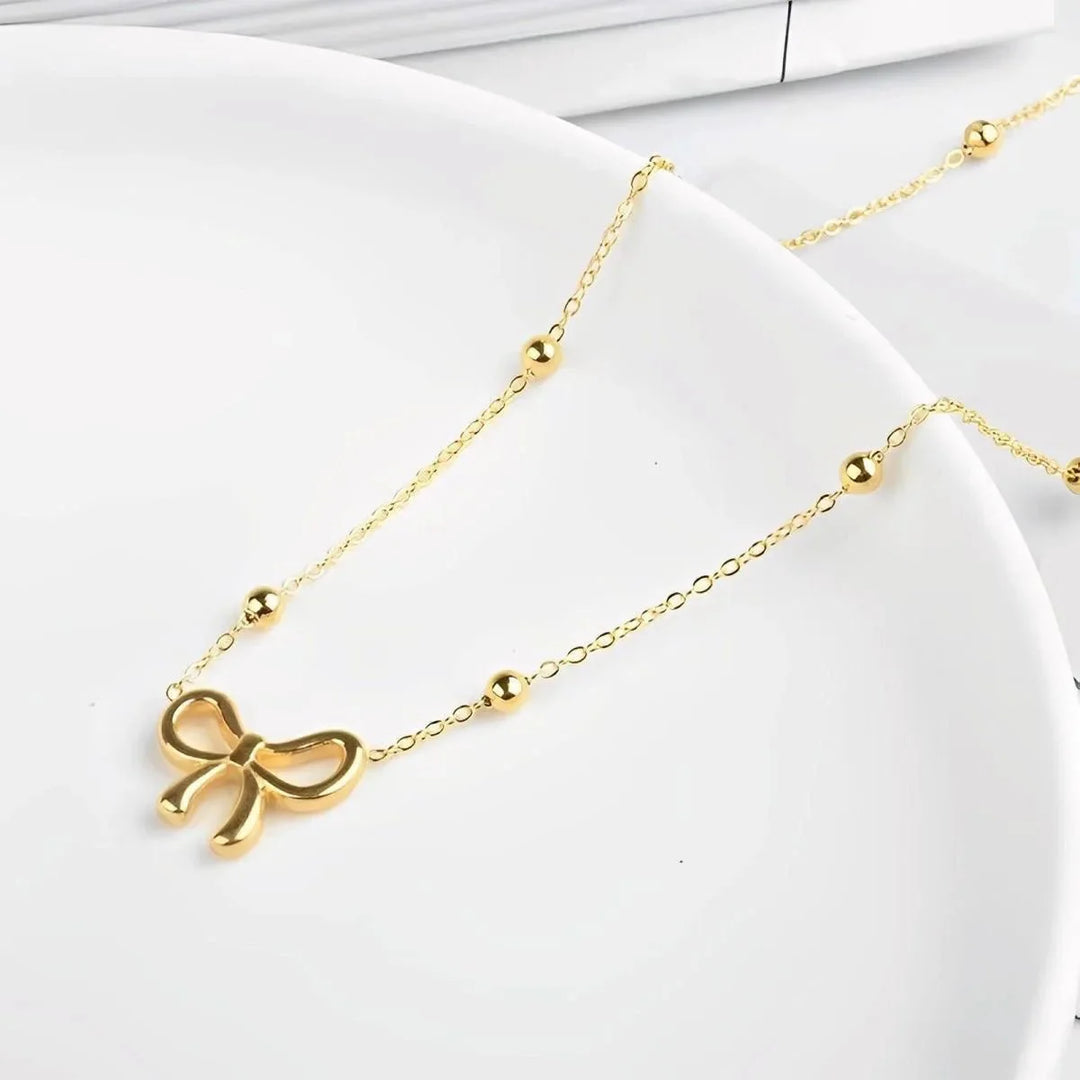 BowLift | Dainty Feminine Bow Necklace