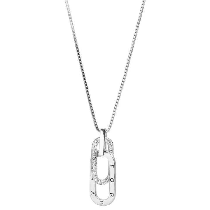 BowLift | Dainty Forever Paperclip Love Necklace