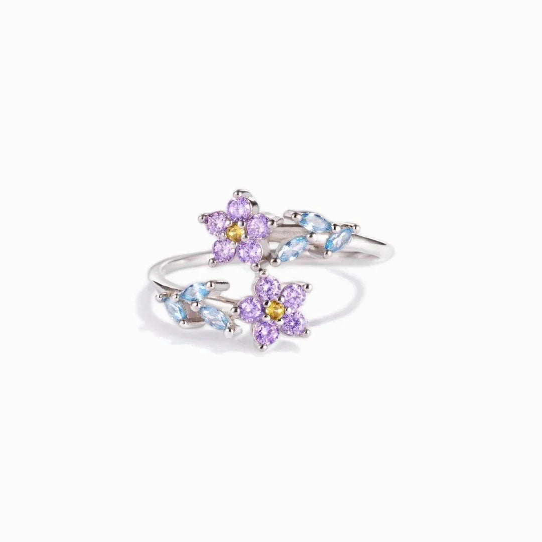 BowLift | Dainty Forget-Me-Nots Floral Ring