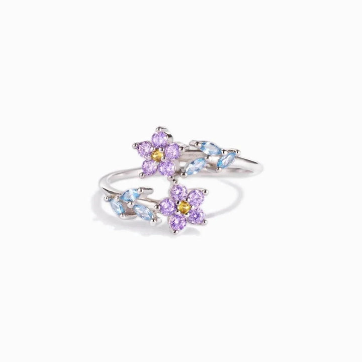 BowLift | Dainty Forget-Me-Nots Floral Ring