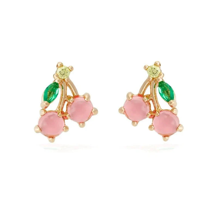 BowLift | Dainty Fruit Hoop & Stud Earrings