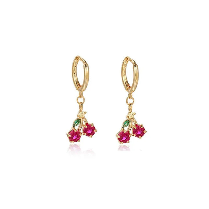 BowLift | Dainty Fruit Hoop & Stud Earrings