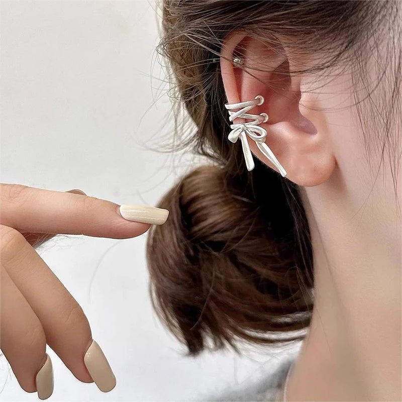BowLift | Dainty Ribbon Bow Ear Cuff
