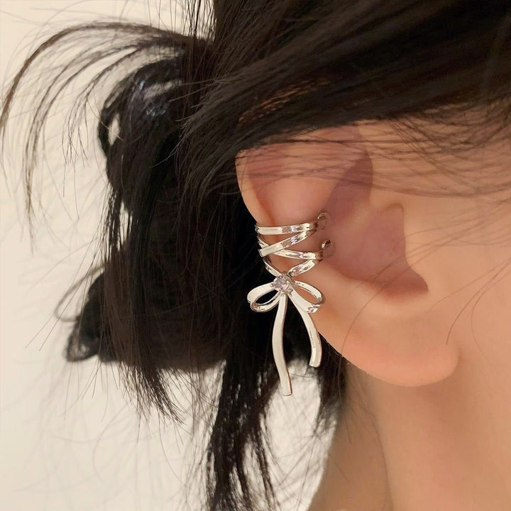 BowLift | Dainty Ribbon Bow Ear Cuff