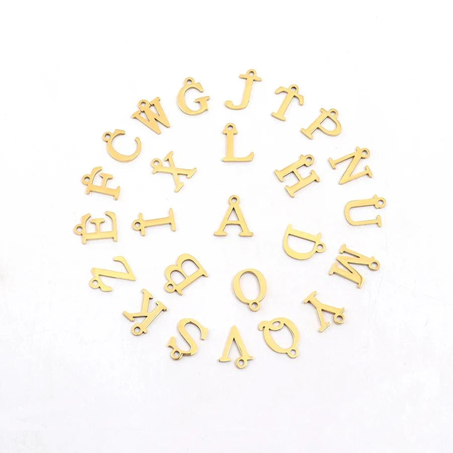 BowLift | Dainty Satellite Chain Letter Initial Necklace